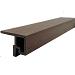 AC10 F-profiel (WPC+alumium) - Walnoot, lengte 3600mm