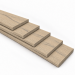Multicolor plint 60x8x3000mm - Sand