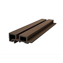 Rhombus AC20 hoekprofiel - Teak, lengte 3600mm