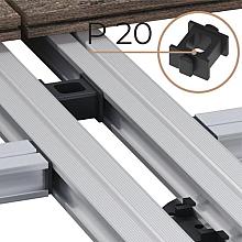 P20 Parrallel connector (50 stuks box)